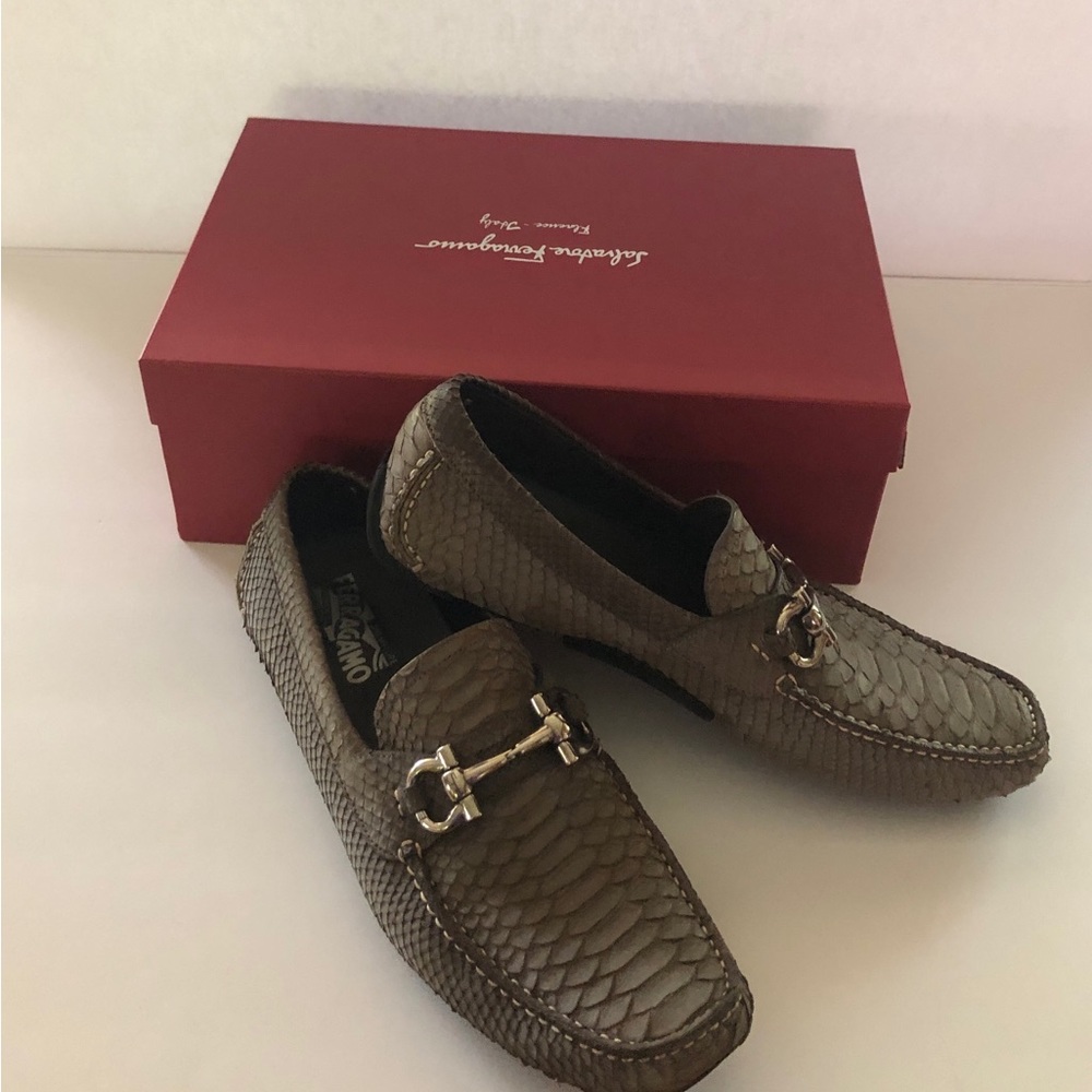 Salvetore Ferragamo - PARIGI MUD PYTHON - Size 10.5